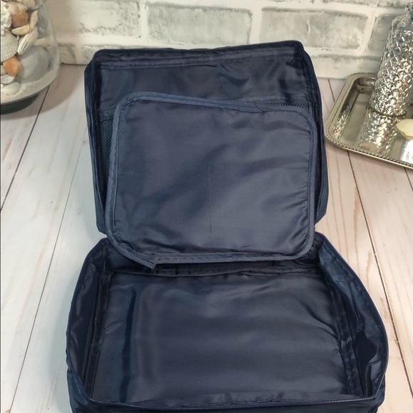 Travel Season Toiletry Travel Bag in Navy or Teal - Picture 6 of 16